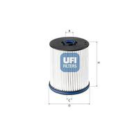 UFI 26.E2X.02 Filtro combustible