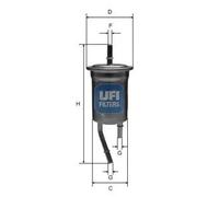 Filtro de combustible Cartucho filtrante 31.828.00 UFI para KIA RIO I Hatchback