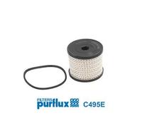 Filtro de combustible Cartucho filtrante C495E PURFLUX para LANCIA CITROËN FIAT