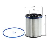 Bosch Filtro de combustible F 026 402 287 para OPEL Insignia - Separa partículas y agua