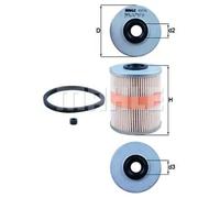 Filtro de combustible Cartucho filtrante KX 206D KNECHT para PEUGEOT RENAULT