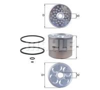 Filtro de combustible Cartucho filtrante KX 23D MAHLE para MERCEDES-BENZ FORD VW