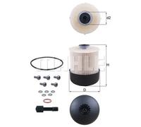 Mahle Siervo Filtro KX338/28D, Filtro de Combustible