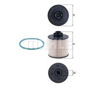 MAHLE Filtro de combustible KX 420D