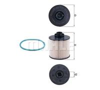 Knecht Filter – Filtro de combustible KX 420D para DS, Ford, Citroën y Peugeot