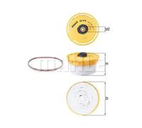 Filtro de combustible Cartucho filtrante KX 479D KNECHT para TOYOTA
