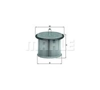 Filtro de combustible KNECHT KX 63/1
