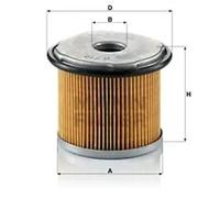 Filtro de combustible Cartucho filtrante P 716 MANN-FILTER para CITROËN PEUGEOT