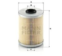 Filtro de combustible Cartucho filtrante P 718 x MANN-FILTER para RENAULT NISSAN