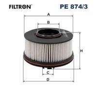 FILTRON PE 874/3 Filtro combustible