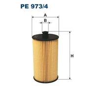 Filtro de combustible Cartucho filtrante PE 973/4 FILTRON para VW