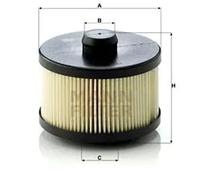 Filtro de combustible Cartucho filtrante PU 10 001 x MANN-FILTER para CHRYSLER
