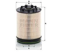 Filtro de combustible Cartucho filtrante PU 10 023/1 z KIT MANN-FILTER para FORD