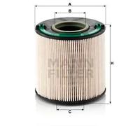 Filtro de combustible Cartucho filtrante PU 1040 x MANN-FILTER para VW TOUAREG