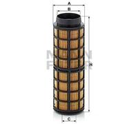 Filtro de combustible Cartucho filtrante PU 7017 z MANN-FILTER para IVECO