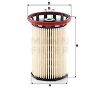 Filtro de combustible Cartucho filtrante PU 8007 MANN-FILTER para PORSCHE VW
