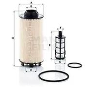 Filtro de combustible Cartucho filtrante PU 8010-2 x MANN-FILTER