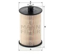 MANN-FILTER Filtro de combustible PU 823 x