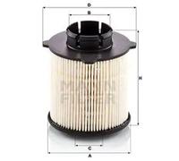 Filtro de combustible Cartucho filtrante PU 9001/1 x MANN-FILTER para SAAB OPEL