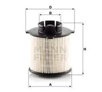 Filtro de combustible Cartucho filtrante PU 9001 x MANN-FILTER para SAAB OPEL