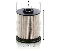 Filtro de combustible Cartucho filtrante PU 9012/1 z MANN-FILTER para OPEL