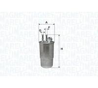 Filtro de combustible con calefacción del filtro 153071760747 MAGNETI MARELLI