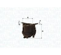 Filtro de combustible con conexión para sensor de agua 153071760720 para RENAULT