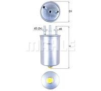 Filtro de combustible con conexión para sensor de agua KL 511 KNECHT para FORD