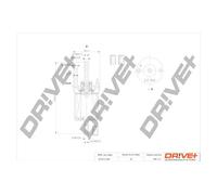 Filtro de combustible con regulador de presión integrado DP1110.13.0101 Drve+