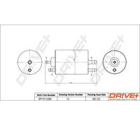 Filtro de combustible con regulador de presión integrado DP1110.13.0254 Drve+