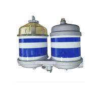 Filtro de Combustible Filtro Combustible Diésel Doble Universal Doble Adición, 296 Elementos, 7111-296 HDF296, Filtro Separador Aceite Y Agua, Conjunto Doble Copa Filtro de Gasolina