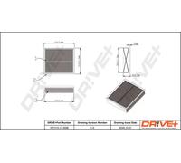 Filtro de combustible Filtro de tubería DP1110.13.0098 Drve+ para RENAULT