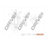 Filtro de combustible Filtro de tubería DP1110.13.0113 Drve+ para RENAULT