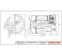 Filtro de combustible Filtro de tubería DP1110.13.0163 Drve+ para MERCEDES-BENZ