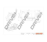 Filtro de combustible Filtro de tubería DP1110.13.0290 Drve+ para OPEL CORSA D