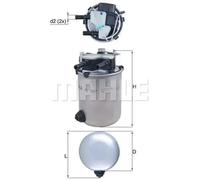 Filtro de combustible Filtro de tubería KL 1027 KNECHT para NISSAN RENAULT