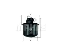 knecht KL 108 Filtro de combustible