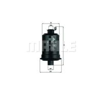 Filtro de combustible Filtro de tubería KL 129 MAHLE para MITSUBISHI TOYOTA KIA