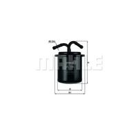 knecht KL 134 Filtro de combustible
