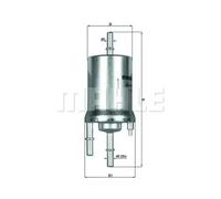 knecht KL 156/1 Filtro de combustible