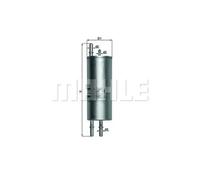 Filtro de combustible Filtro de tubería KL 167 KNECHT para BMW LAND ROVER