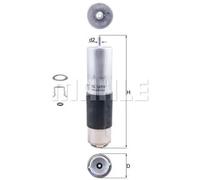 KNECHT FILTER Filtro combustible para MERCEDES-BENZ: Classe C (Ref: KL 169/6D)