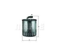 Mahle Filter KL179 Filtro De Combustible