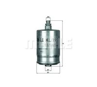 Filtro de combustible Filtro de tubería KL 19 KNECHT para MERCEDES-BENZ FERRARI