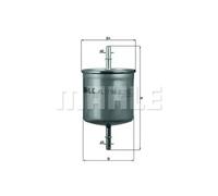 Filtro de combustible KNECHT KL 196