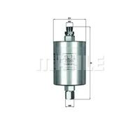 Filtro de combustible Filtro de tubería KL 21 KNECHT para PORSCHE 911 924 944
