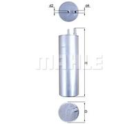 MAHLE ORIGINAL KL 229/5 Filtro combustible