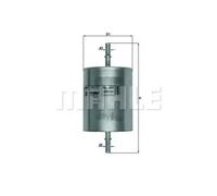 Filtro combustible KNECHT KL 409