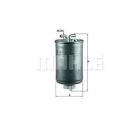 KNECHT KL 41 Filtro combustible