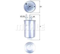 knecht KL 505 Filtro de combustible